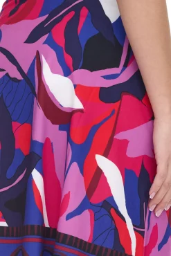 Röcke*Aniston SELECTED Damen Rock stylischer Midi-Rock mit Schnalle Alltags-Rock 68068210 Bunt