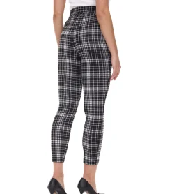 Hosen & Jeans*Aniston Selected Damen Stoff-Hose Schlupf-Hose im Karo-Design 61294641 Schwarz/Weiß