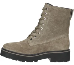 Boots & Stiefel*ara Bologna Damen Echtleder-Schuhe Highsoft Stiefel mit dezentem Glitzerrand 12-36421-05 Braun