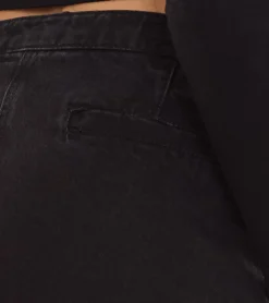 Große Größen|Röcke*ARIZONA Damen Denim-Rock Mini-Rock Jeans-Rock aus Baumwolle mit Taschen 82817269 Schwarz