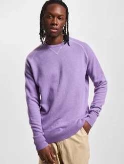 Pullover & Sweater*ASPESI Maglia Mod.m210 Herren Sweatshirt langarm Woll-Pullover Lavendel