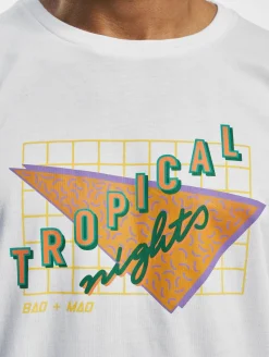 T-Shirts & Tank Tops*BAD+MAD Rio R-Ausschnitt T-Shirt weiß