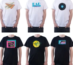 T-Shirts & Tank Tops*BAD+MAD Tokio Tee Herren Baumwoll-T-Shirt mit verschiedenen Prints Rundhals-Shirt BMTR00X in Schwarz oder Weiß