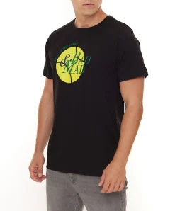 T-Shirts & Tank Tops*BAD+MAD Tokio Tee Herren Baumwoll-T-Shirt mit verschiedenen Prints Rundhals-Shirt BMTR00X in Schwarz oder Weiß