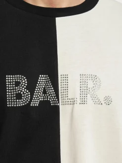 T-Shirts & Tank Tops*BALR Rhinestones Amsterdam Oversized Fit T-Shirt grau