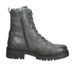Boots & Stiefel*bama Damen Schuhe bequeme Stiefel mit -tex Schnür-Schuhe 1083103 Grau
