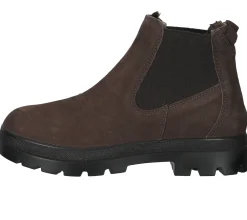 Boots & Stiefel*bama Stiefelette Damen Echtleder-Schuhe Chelsea-Boots wasserabweisend mit -tex oder Schwarz Braun