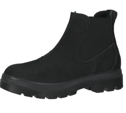 Boots & Stiefel*bama Stiefelette Damen Echtleder-Schuhe Chelsea-Boots wasserabweisend mit -tex oder Schwarz Braun