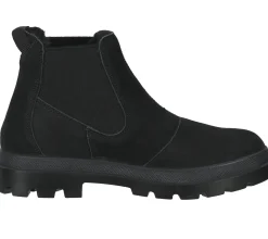 Boots & Stiefel*bama Stiefelette Damen Echtleder-Schuhe Chelsea-Boots wasserabweisend mit -tex oder Schwarz Braun