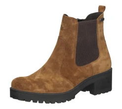 Boots & Stiefel*bama Stiefelette Damen Echtleder-Schuhe Chelsea-Boots wasserabweisend mit -tex 10850 oder Schwarz Braun