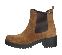 Boots & Stiefel*bama Stiefelette Damen Echtleder-Schuhe Chelsea-Boots wasserabweisend mit -tex 10850 oder Schwarz Braun