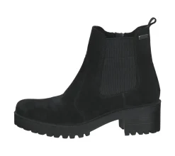 Boots & Stiefel*bama Stiefelette Damen Echtleder-Schuhe Chelsea-Boots wasserabweisend mit -tex 10850 oder Schwarz Braun