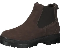 Boots & Stiefel*bama Stiefelette Damen Echtleder-Schuhe Chelsea-Boots wasserabweisend mit -tex 1084988 Dunkelbraun