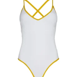 Wassersport|Bademode & Nachtwäsche*BARTS Damen Badeanzüge Octavie Plunge Badeanzug Weiß