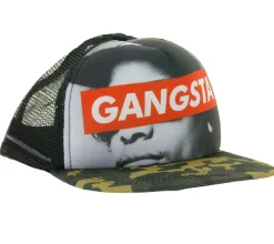 Caps & Mützen*Bio-Domes Headgear Baseball-Cap mit 窶曩ANGSTA窶ün/Khaki/Rot/Grau/Weiß