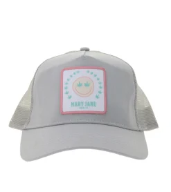 Caps & Mützen*Beechfield Baseball-Cap Baumwoll-Cap mit 窶朞ARY JANE BERLIN窶ütze Grau