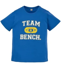 T-Shirts & Tank Tops*Bench. Kinder Baumwoll-Shirt mit großem Frontprint Teenie Kurzarm-Shirt Jugendliche 66362332 Blau