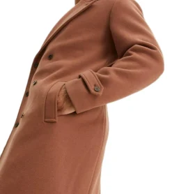 Jacken & Mäntel*O46bpx Übergangs-Mantel für Herren mit Woll-Anteil schlichte Herbst-Jacke Winter-Jacke 935091 Braun