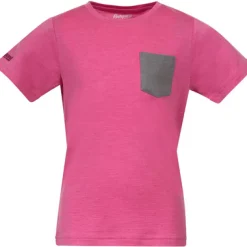 T-Shirts & Tank Tops*Bergans Kinder T-Shirts Myske Wool T-Shirt Rosa