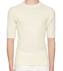 T-Shirts & Tank Tops*BERNER KÜHL Base Tee Rib Herren T-Shirt aus reiner Wolle hergestellt in Portugal Wollweiß