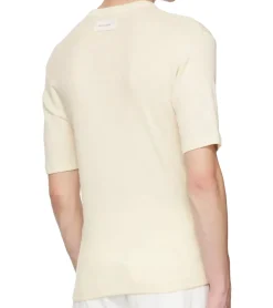 T-Shirts & Tank Tops*BERNER KÜHL Base Tee Rib Herren T-Shirt aus reiner Wolle hergestellt in Portugal Wollweiß