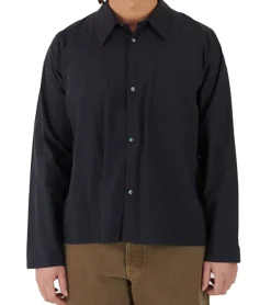 Hemden & Poloshirts*BERNER KÜHL Herren Langarm-Hemd Business-Shirt mit Brusttasche Freizeit-Shirt 1-36S25 053 Navy