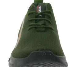 Sneaker & Turnschuhe*BEYOND THE RAINBOW NASA Freizeit-Sneaker mit SPACE DEPT Schriftzug und farblichen Akzenten Alltags-Schuhe Turnschuhe GNS-524K Dunkelgrün/Rot