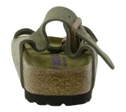 Zehentrenner & Sandalen|Pantoffeln & Hausschuhe*BIRKENSTOCK Arizona Damen Sommer-Schlappen Made in Germany normale Breite 0951301 Taupe-Grau