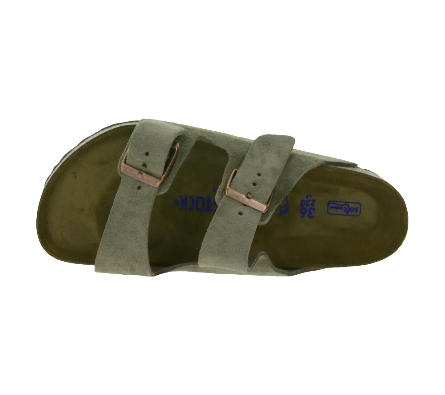 Zehentrenner & Sandalen|Pantoffeln & Hausschuhe*BIRKENSTOCK Arizona Damen Sommer-Schlappen Made in Germany normale Breite 0951301 Taupe-Grau