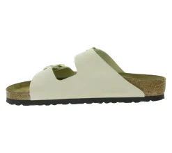 Zehentrenner & Sandalen|Pantoffeln & Hausschuhe*BIRKENSTOCK Arizona Damen moderne Pantoletten Made in Germany Sommer-Schuhe coole Schlappen aus Leder Normale Weite 1026637 Beige