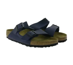 Zehentrenner & Sandalen|Pantoffeln & Hausschuhe*BIRKENSTOCK Arizona Pantoletten Made in Germany normale Breite 0051751 Blau
