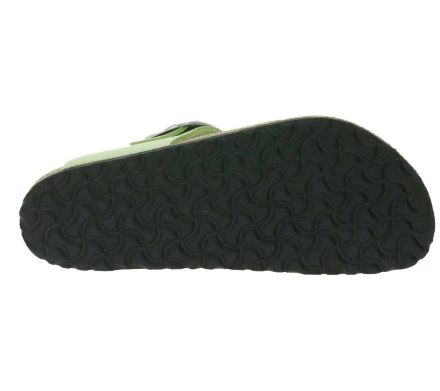 Zehentrenner & Sandalen|Pantoffeln & Hausschuhe*BIRKENSTOCK Gizeh Big Buckle Damen Zehentrenner moderne Nubukleder-Sandalen Made in Germany farbenfrohe Sommer-Schuhe normale Weite 1026575 Grün