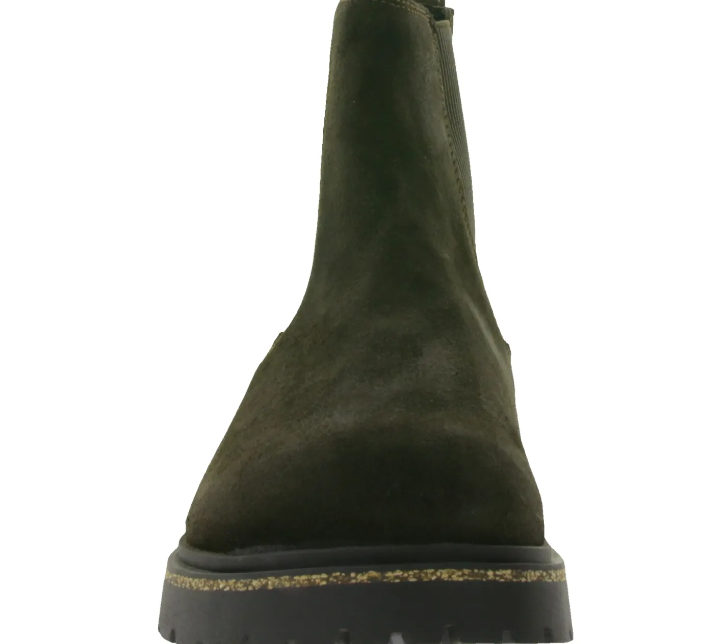 Stiefel & Boots*BIRKENSTOCK Highwood Herren Echtleder-Schuhe Alltags-Stiefel Chelsea-Schuhe aus Velourleder Schlupf-Schuhe Normale Weite 1025726 Dunkelbraun