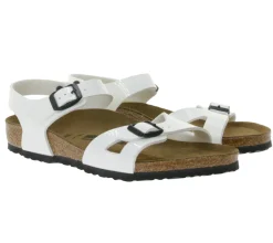 Sandalen|Hausschuhe*BIRKENSTOCK Rio Kinder Sandaletten Made in Germany Sommer-Schuhe für Mädchen Sandalen Schmale Weite 931133 Weiß