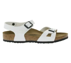 Sandalen|Hausschuhe*BIRKENSTOCK Rio Kinder Sandaletten Made in Germany Sommer-Schuhe für Mädchen Sandalen Schmale Weite 931133 Weiß
