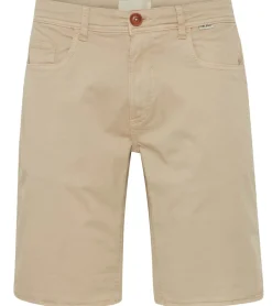 Shorts & Bermudas*BLEND Woven Herren Baumwoll-Shorts kurze Bermuda mit Krempelsaum 20716713 161104 Beige