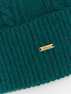 Caps & Mützen*BLKVIS Cable Strickmütze Mützen jägergrün