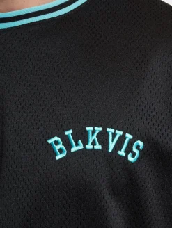 T-Shirts & Tank Tops*BLKVIS Mesh T-Shirt schwarz