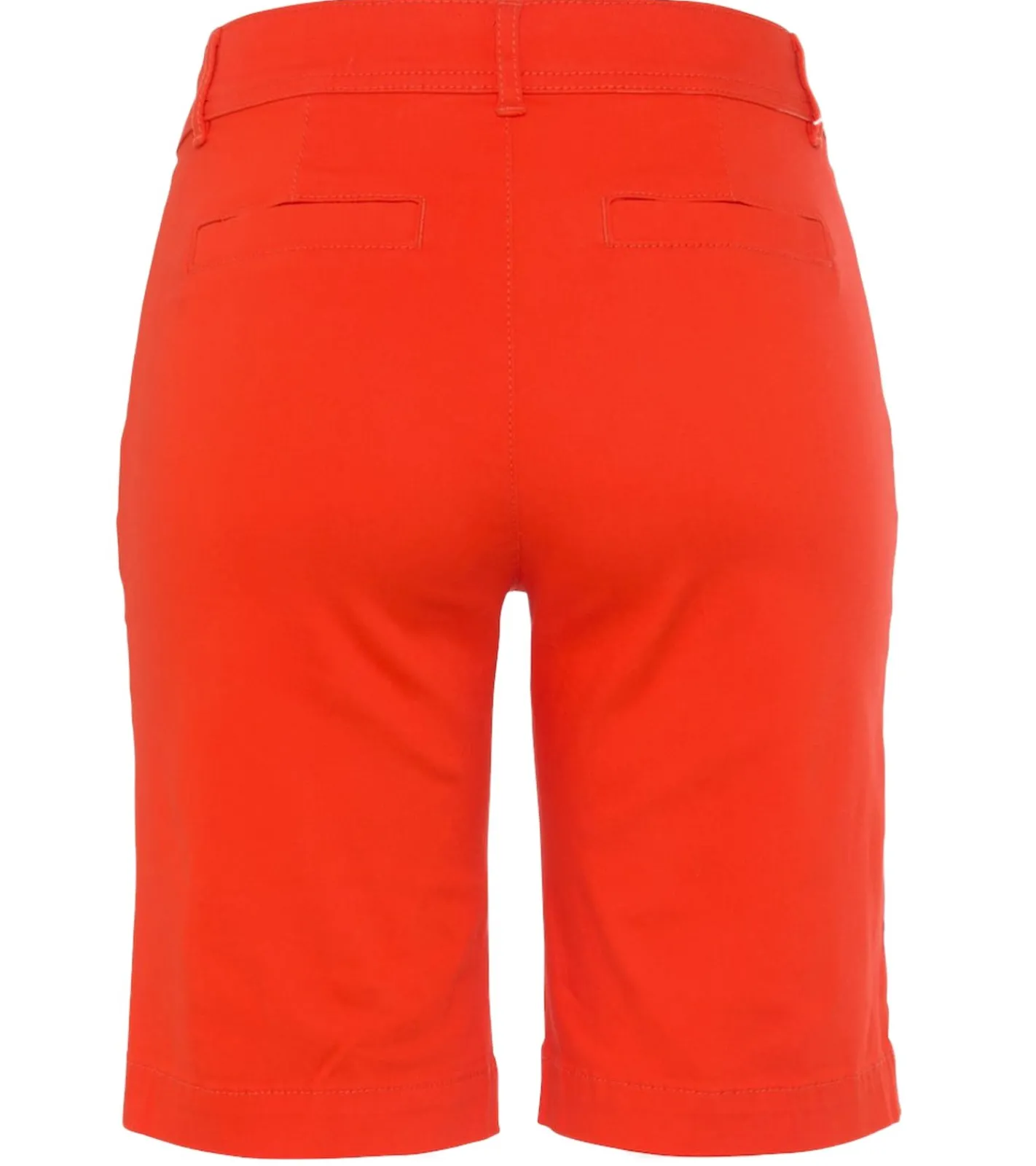 Shorts & Bermudas*BOYSEN´S BOYENS´S Damen Stoff-Bermuda kurze Sommer-Hose Baumwoll-Shorts 65408166 Rot/Orange