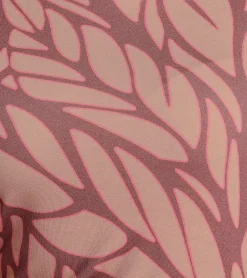 Kleider*BOYSEN´S BOYSEN`S Damen Mini-Kleid mit Allover-Print Langarm-Kleid Jersey-Kleid 92753753 Rot/Braun