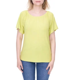 Tops & T-Shirts*BOYSEN´S Damen T-Shirt modisches Sommer-Shirt Kurzarm-Shirt 29563143 Grün