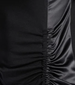 Tops & T-Shirts*bruno banani Damen T-Shirt mit seitlicher Raffung Sommer-Shirt Party 15333800 Schwarz