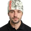 Caps & Mützen*BioworldMerch CAPCOM Street-Fighter Beanie mit Ryu, Blanka und anderen Kämpfern Gaming-Mütze Strick-Beanie Fan-Artikel KC201429STR Creme-Weiß/Grün/Rot