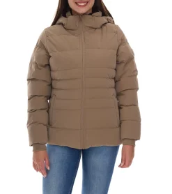 Mäntel & Jacken*CARS JEANS Thary nachhaltige Damen gesteppte Alltags-Jacke mit Stehkragen Puffer-Jacke mit abnehmbarer Kapuze gefütterte Herbst-Jacke Stepp-Jacke 6447683 Braun