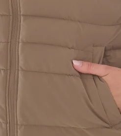 Mäntel & Jacken*CARS JEANS Thary nachhaltige Damen gesteppte Alltags-Jacke mit Stehkragen Puffer-Jacke mit abnehmbarer Kapuze gefütterte Herbst-Jacke Stepp-Jacke 6447683 Braun