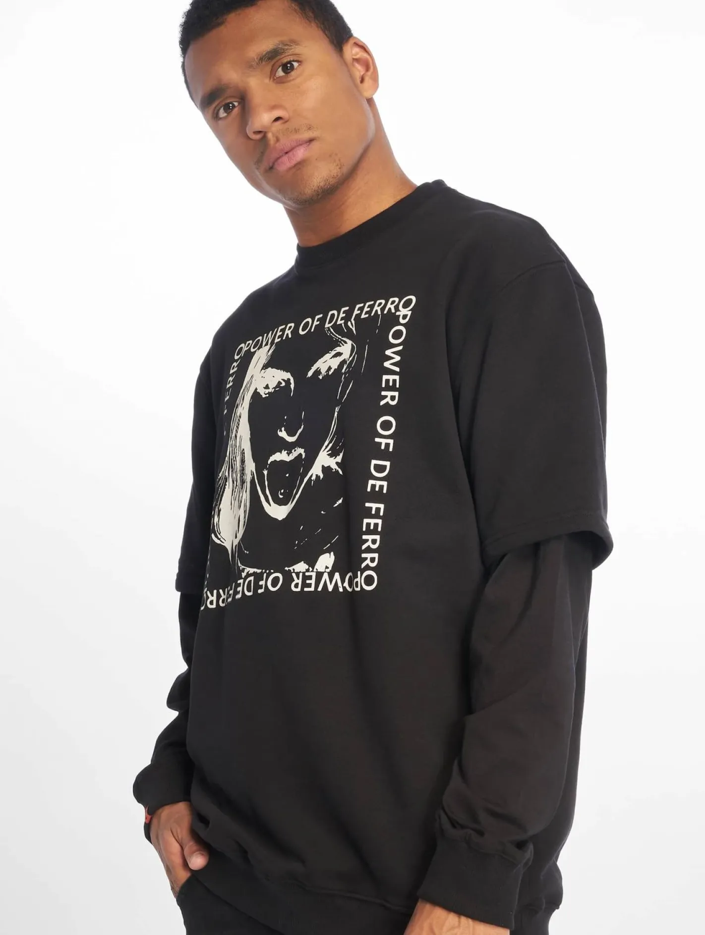 Pullover & Sweater*Cavallo de Ferro Arm B Zunge Schwarz