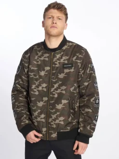 Jacken & Mäntel*Cavallo de Ferro Stereo Bomberjacke in Tarnung