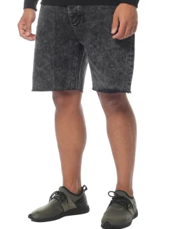 Shorts & Bermudas*CAYLER & SONS ALLDD Raw Edge Denim Shorts Shorts Schwarz