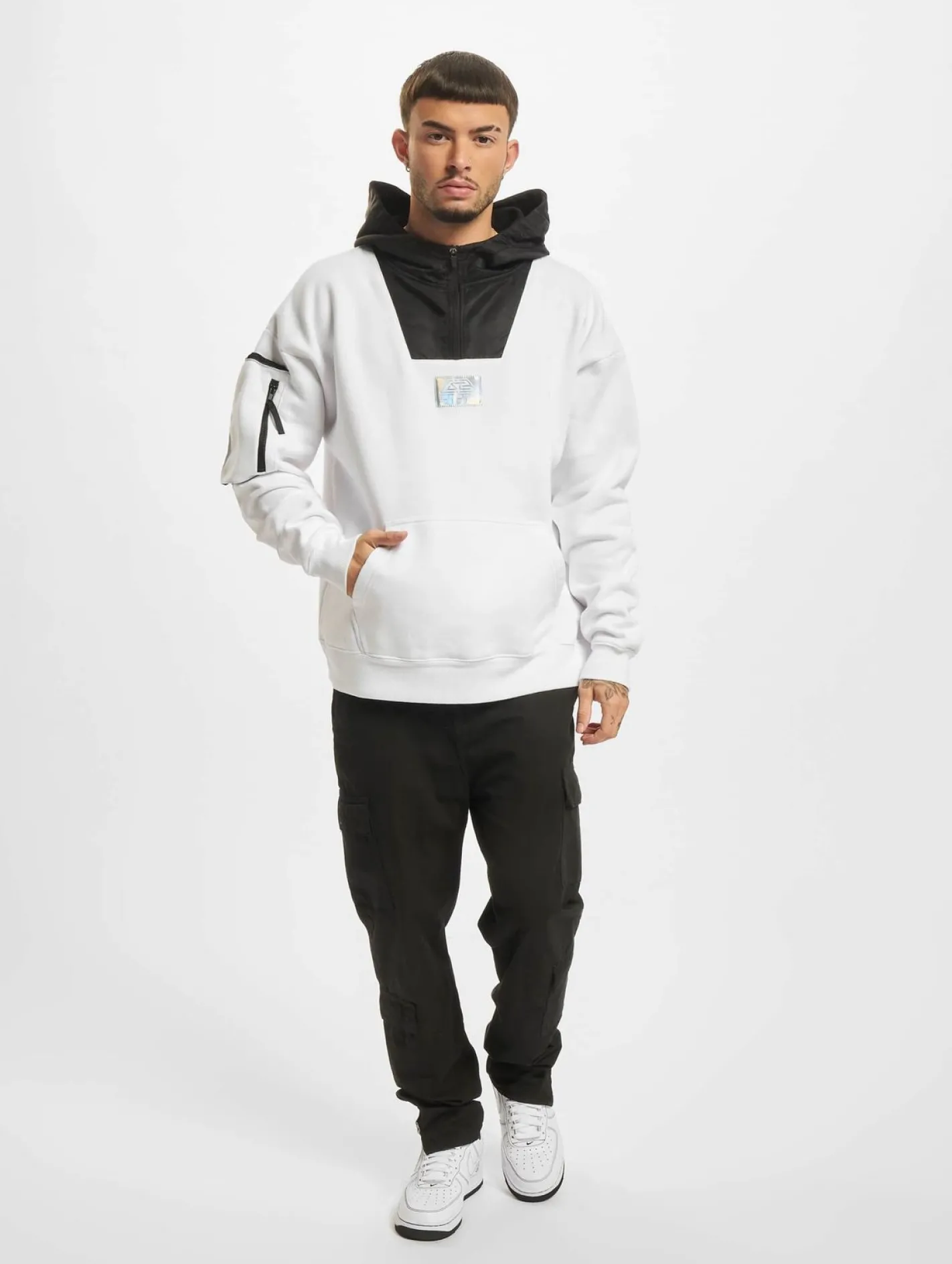 Pullover & Sweater*CAYLER & SONS BL Mission Control Box Hoody weiß/schwarz