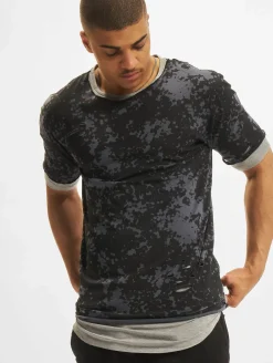 T-Shirts & Tank Tops*CAYLER & SONS  Csbl Deuces Long Layer T-Shirt schwarz/digi/camo